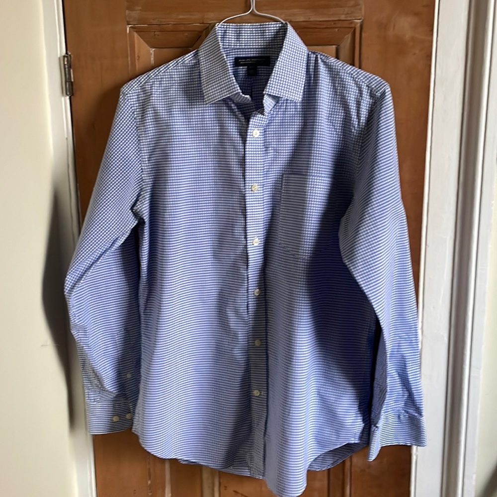 Banana Republic no-iron classic fit checked shirt